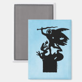 サンミカエル&ドラゴン マグネット (正面/裏面)