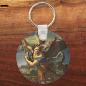 サンミカエルVanquishing Satan by Raphael キーホルダー (正面)