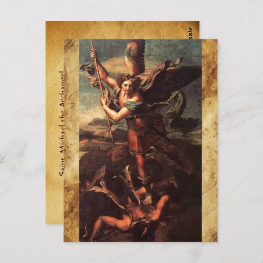 サンミケルバンギングサタン祈りの言葉 ポストカード (正面/裏面)