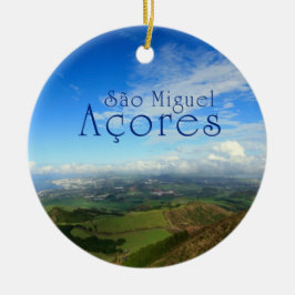 サンミゲルの島アゾレス セラミックオーナメント