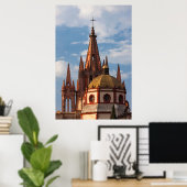 サンミゲルアルチャンゲル大聖堂 ポスター (ホームオフィス)