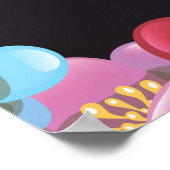 サンミゲルエルサルバドルのヴィンテージ旅行ポスター ポスター (角)