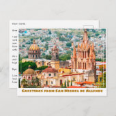 サンミゲルデアレンデスカイラカラフルイン ポストカード (正面/裏面)