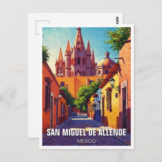 サンミゲルデアレンデメキシコトラベル ポストカード (正面/裏面)