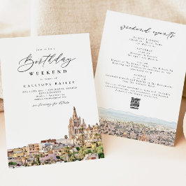 サンミゲルメキシコ旅行誕生日日程 招待状