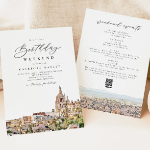 サンミゲルメキシコ旅行誕生日日程 招待状