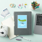 サンミゲル島ポルトガルの地図 シール (iPadカバー)