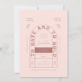 サンミゲル結婚式招待状 招待状 (正面)