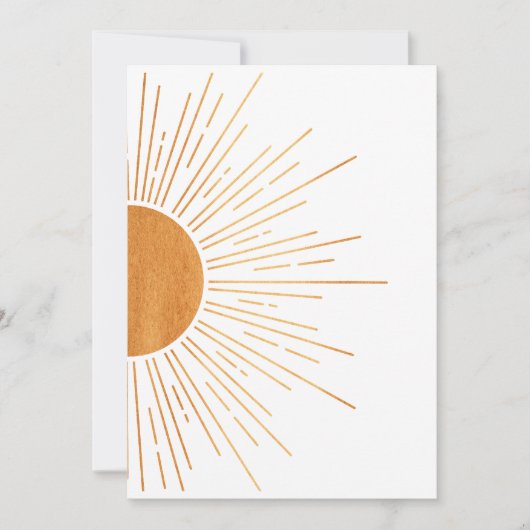 サンミッドセンチュリーモダンアート抽象芸術 招待状 (正面)