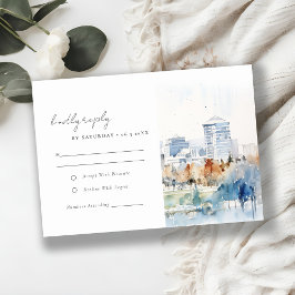 サンミニマルノゼCaliforniaウォーター結婚カラー 出欠カード