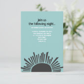 サンムーンウォーターバーバルミツワースモールパーティー 招待状 (スタンド正面)