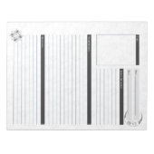 サンムーンカ独身のードタロット読ズ・ジャーナル ノートパッド (正面)