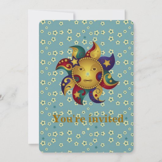 サンムーンスターズパーティー招待状 招待状 (正面)