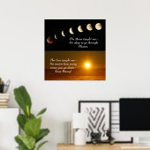 サンムーンスピリチュアル感動的引用文ポスター ポスター (ホームオフィス)