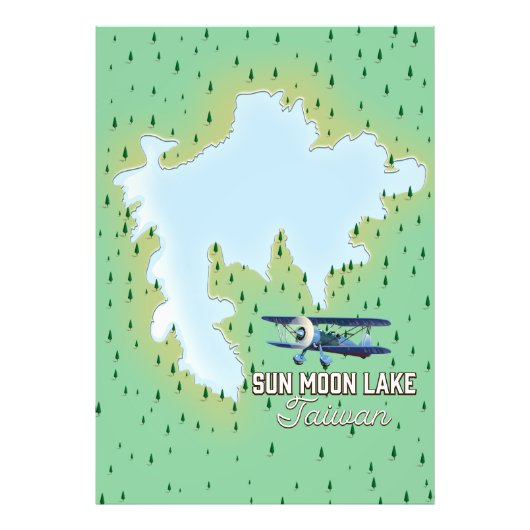 サンムーンレイク台湾 フォトプリント            (正面)