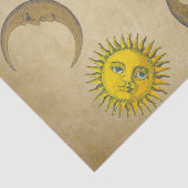 サンムーンヴィンテージアートハンド絵を描イラストレーション 薄葉紙 (詳細)