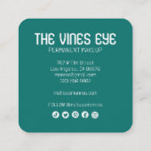 サンムーン&バラマジカルボホカスタムSNS スクエア名刺 (裏面)