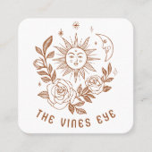 サンムーン&バラマジカルボホカスタムSNS スクエア名刺 (正面)