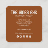 サンムーン&バラマジカルボホカスタムSNS スクエア名刺 (裏面)