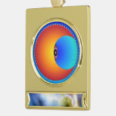 サンメタルオーナメント ゴールドプレートバナーオーナメント (左)