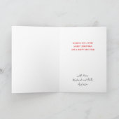 サンメリータすてきヴィンテージノンフォトホリデーカード ノートカード (内部)