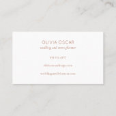 サンモダンスターズテラコッタラインユニーク 名刺 (裏面)