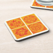 サンモダン顔オレンジコースター2 コースター (左側)