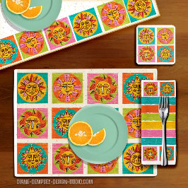 サンモダン顔コースター コースター