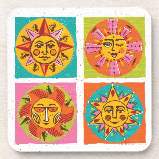 サンモダン顔コースター コースター (正面)