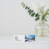 サンモリッツの冬 スキニー名刺 (スタンド正面)