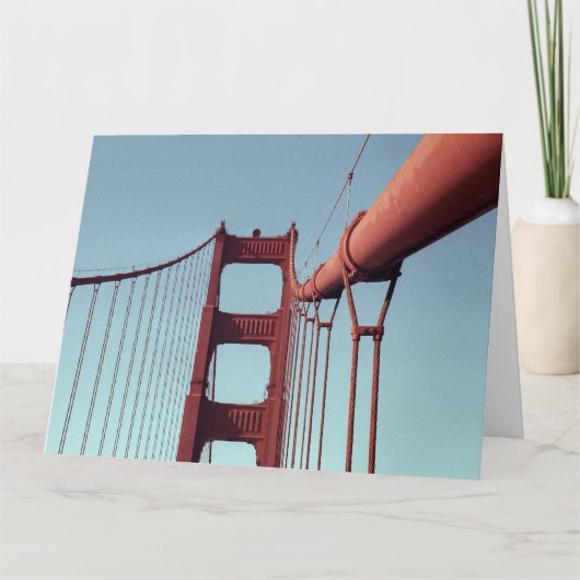 サンユニークフランシスコのゴールデンゲートブリッジ カード (正面)