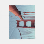 サンユニークフランシスコのゴールデンゲートブリッジ フリースブランケット (正面)