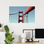 サンユニークフランシスコのゴールデンゲートブリッジ ポスター (ホームオフィス)