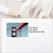 サンユニークフランシスコのゴールデンゲートブリッジ ラベル (インサイチュ)