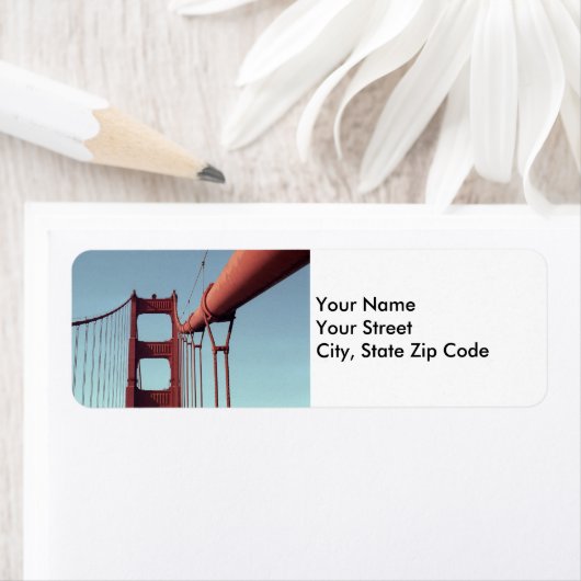 サンユニークフランシスコのゴールデンゲートブリッジ ラベル (インサイチュ)