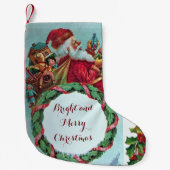 サンユーモアのあるタおもしろいクリスマス冠 スモールクリスマスストッキング (正面)