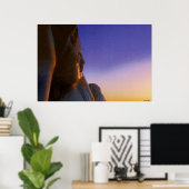 サンライジングインザイーストプリント ポスター (ホームオフィス)