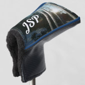 サンライズから氷柱の冬の自然写真 ゴルフヘッドカバー (3/4 正面)