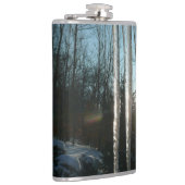 サンライズから氷柱の冬の自然写真 フラスク (右)