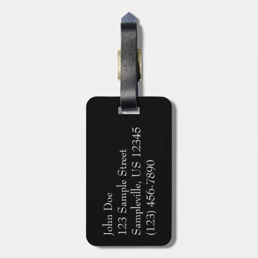 サンライズから氷柱の冬の自然写真 ラゲッジタグ (裏面縦)