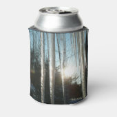 サンライズから氷柱の冬の自然写真 缶クーラー (缶裏面)
