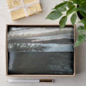 サンライズから氷柱の冬の自然写真 薄葉紙 (ギフト)