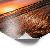 サンライズかわいらしピーキングオーバーペンサコーラビーチピア フォトプリント            (角)