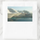 サンライズでクルーズシップ 長方形シール (バッグ)