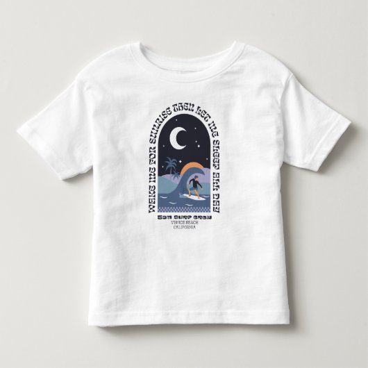 サンライズで起こして トドラーTシャツ (正面)