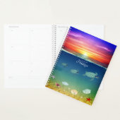 サンライズと泳ぐカメ＆貝殻 プランナー手帳 (ディスプレー)