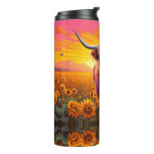 サンライズのひまわりハイランドカウイ タンブラー (回転左)