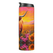 サンライズのひまわりハイランドカウイ タンブラー (回転右)