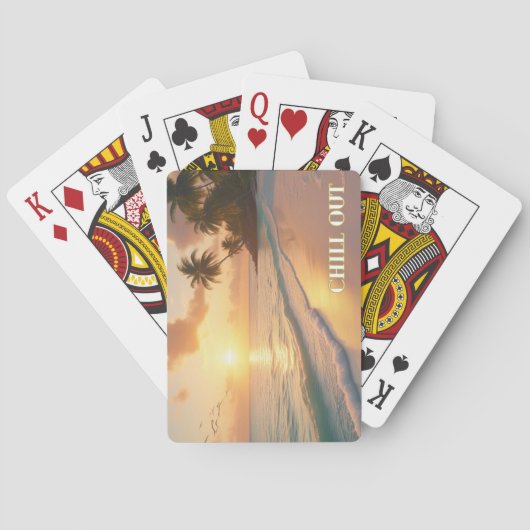 サンライズのシャッフル気に – 海岸線について トランプ (裏面)