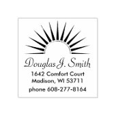 サンライズのロゴ金ゴールドシルバーII +あなたのバックグラー。&アイディア ラバースタンプ (インプリント)